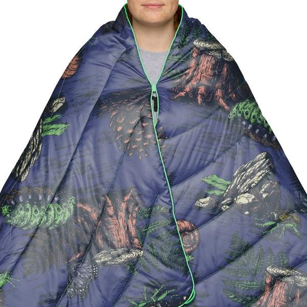 Rumpl Original Puffy Blanket Forest Floor