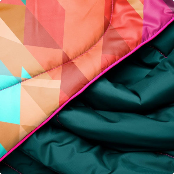 Rumpl Original Puffy Blanket Geo Cool
