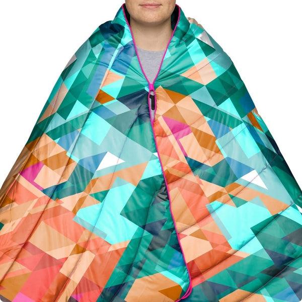 Rumpl Original Puffy Blanket Geo Cool