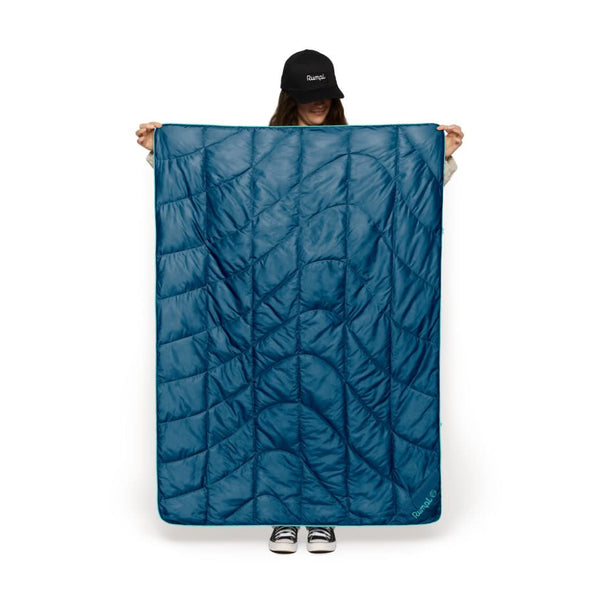 rumpl Travel Puffy Blanket Deepwater