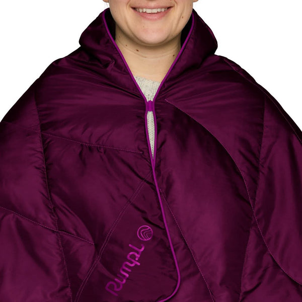 Rumpl Travel Puffy Blanket Plum