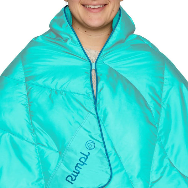 Rumpl Travel Puffy Blanket Seafoam