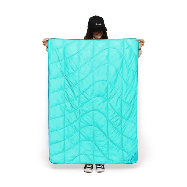 rumpl Travel Puffy Blanket Seafoam