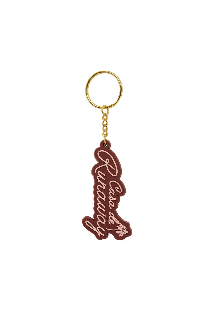 Runaway The Label KEY TO MY HEART JELLY KEYCHAIN - CHERRY/MUSK