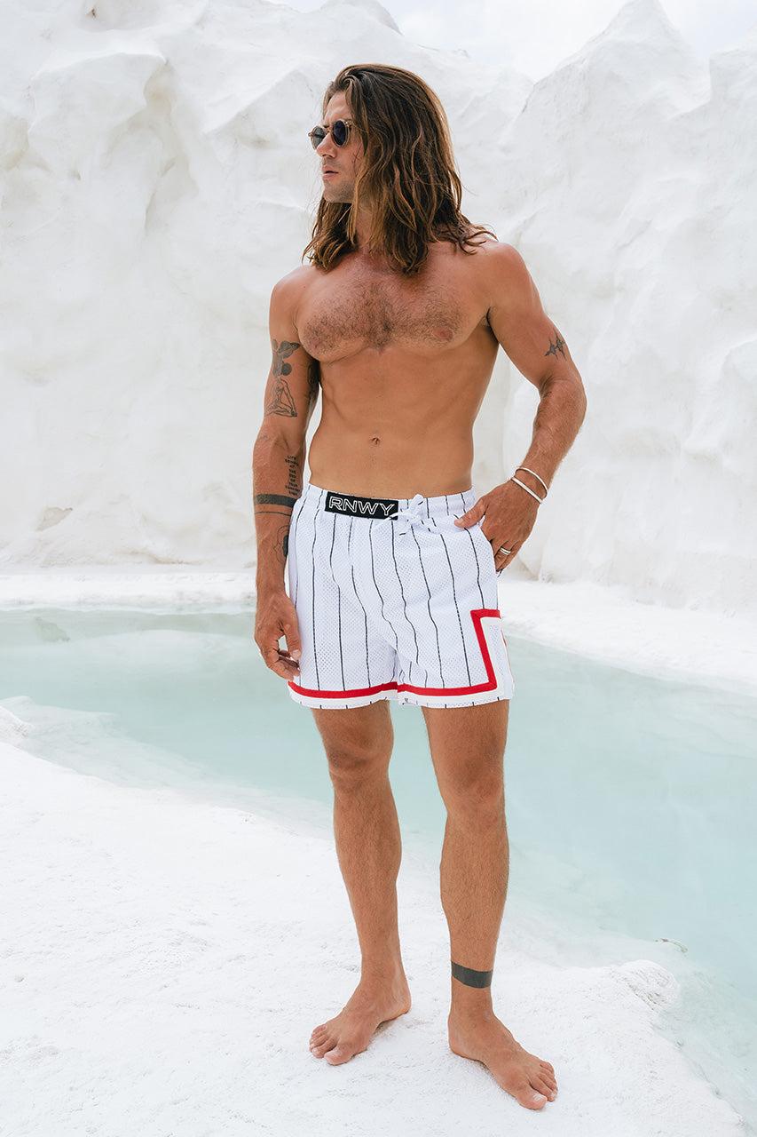 runaway the label ADRIAN SHORT - WHITE