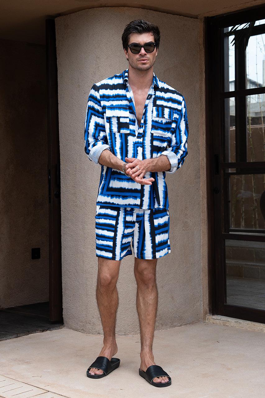 Runaway The Label AIDEN SHORT - NORIA BLUE