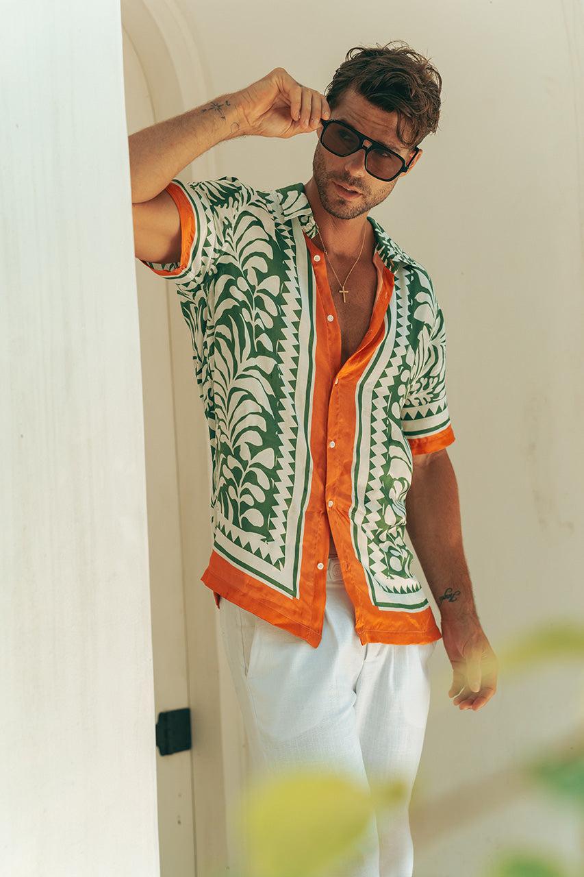 Runaway The Label AKIO SHIRT - AKIO GREEN