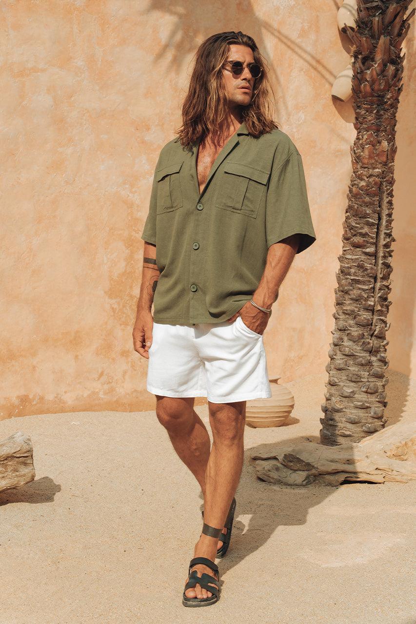 Runaway The Label ALVARO SHIRT - KHAKI