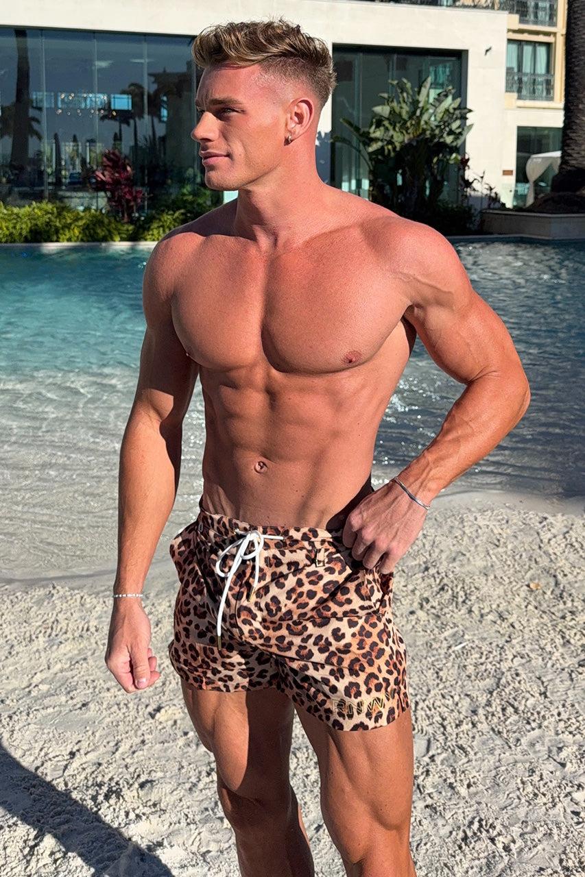 runaway the label AMALFI SHORT - LEOPARD