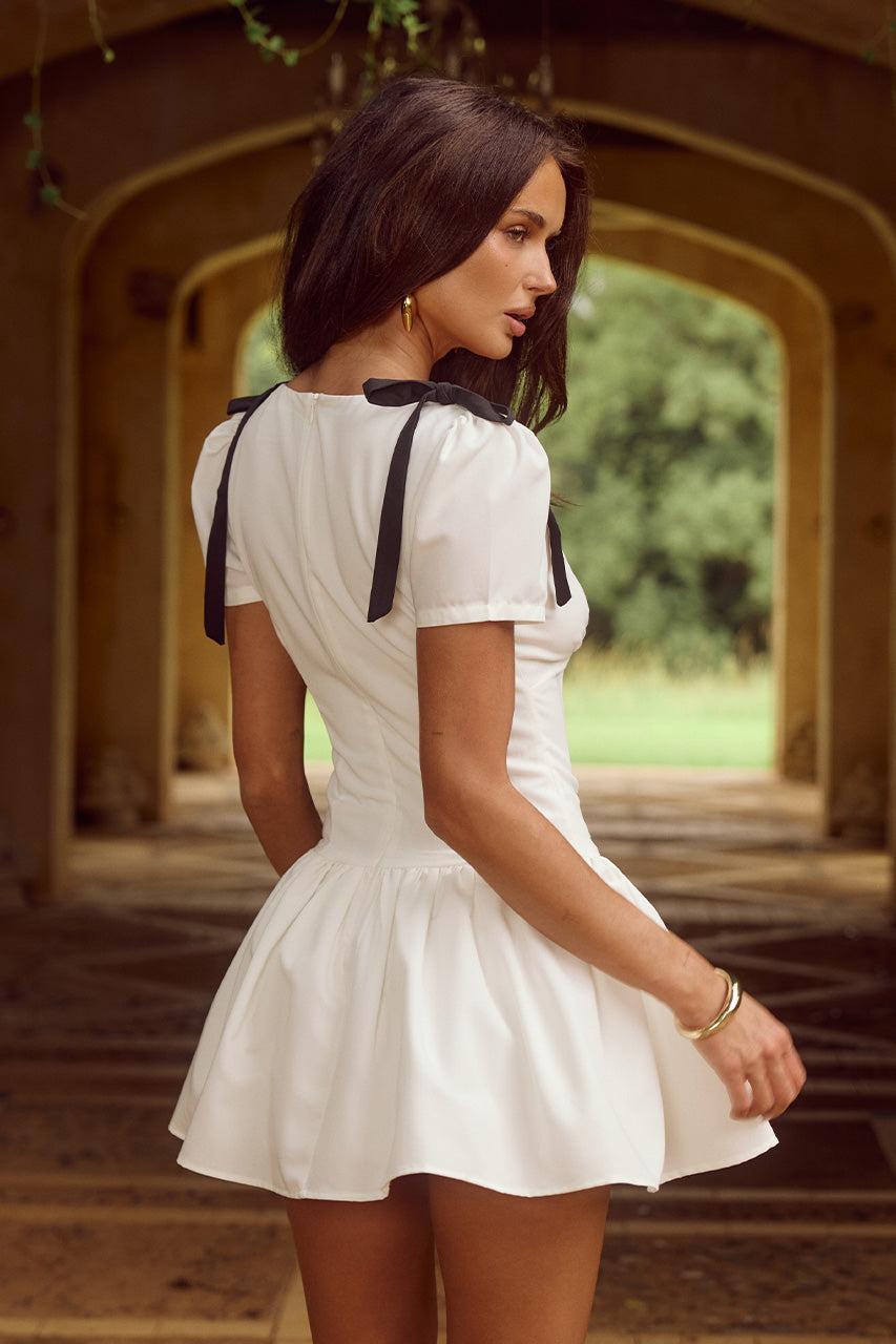 Runaway The Label ARIARNE MINI DRESS - WHITE