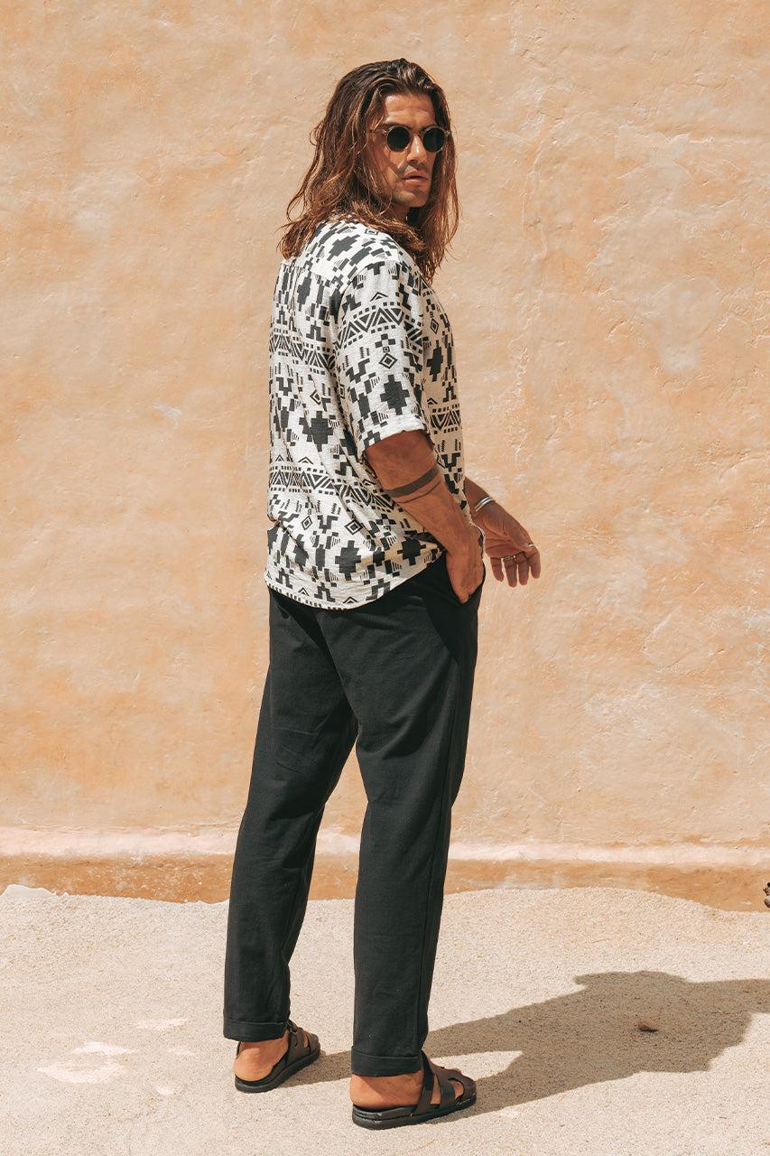 Runaway The Label AZAR TOP - SAND/BLACK