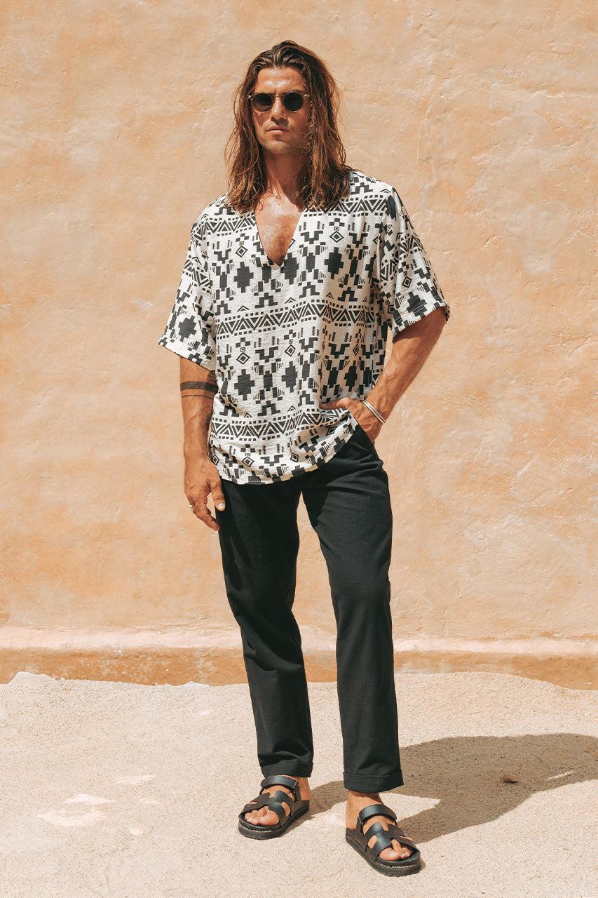 Runaway The Label AZAR TOP - SAND/BLACK