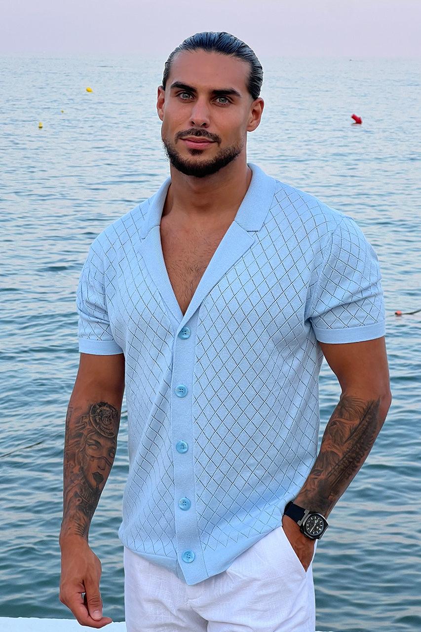 runaway the label BILLIE SHIRT - ICE BLUE