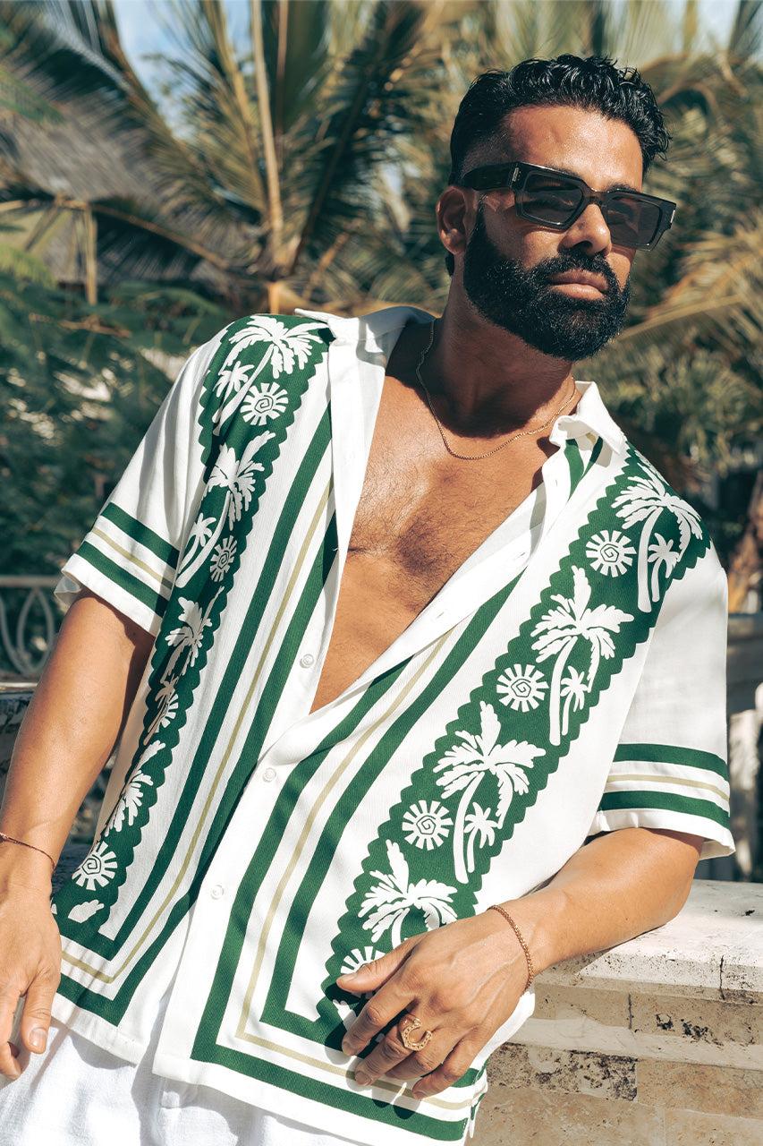 Runaway The Label BLAKE SHIRT - GREEN