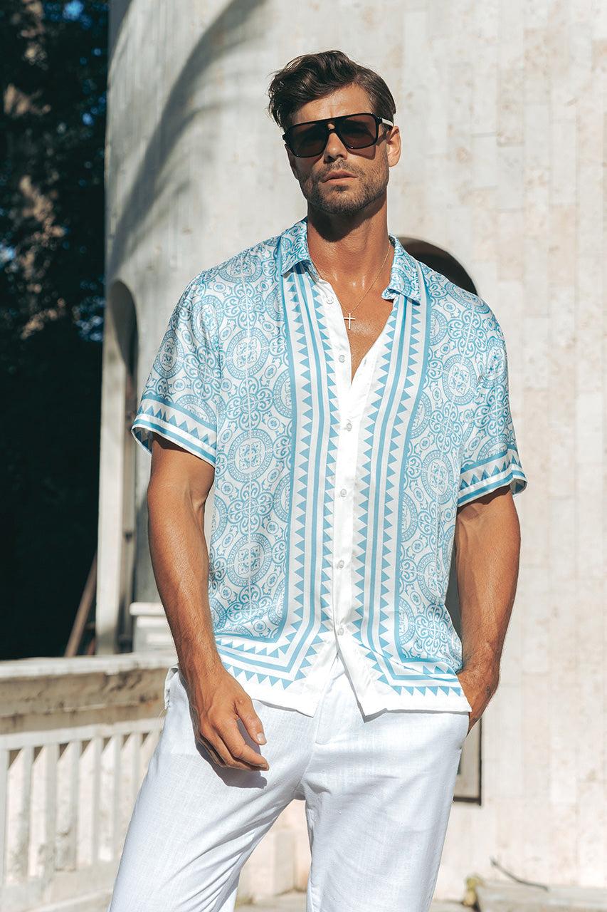 runaway the label BODHI SHIRT - BODHI SKY BLUE