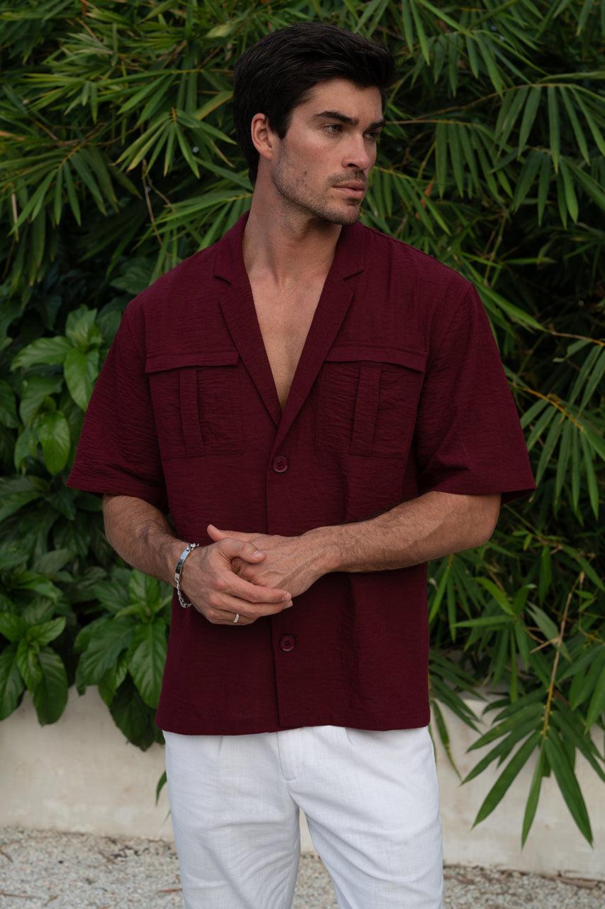 Runaway The Label BRANKO SHIRT - WINE