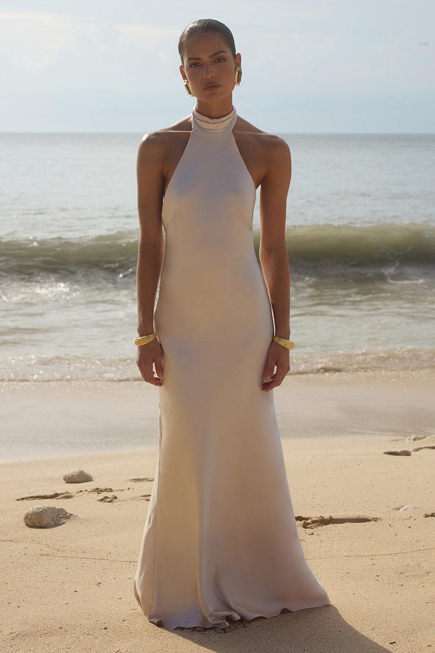 Runaway The Label BRIGITTE MAXI DRESS - IVORY