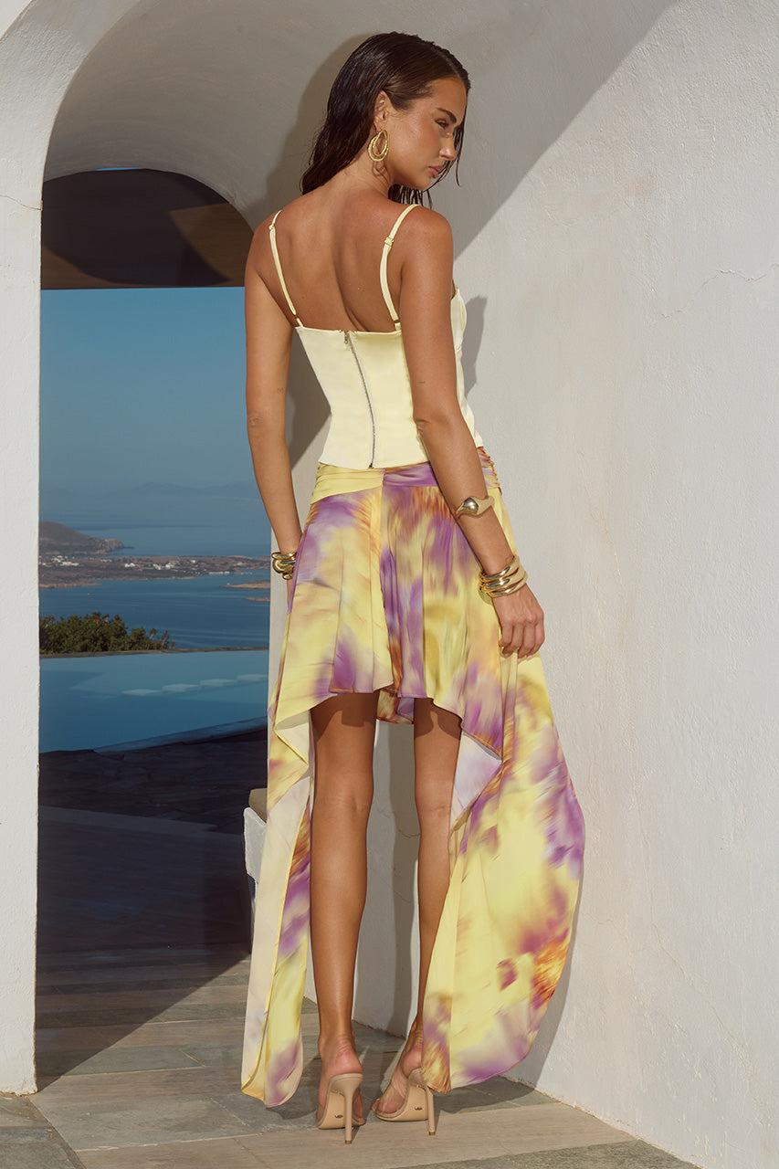 Runaway The Label CHERISH TULIP CUP BUSTIER - LEMON