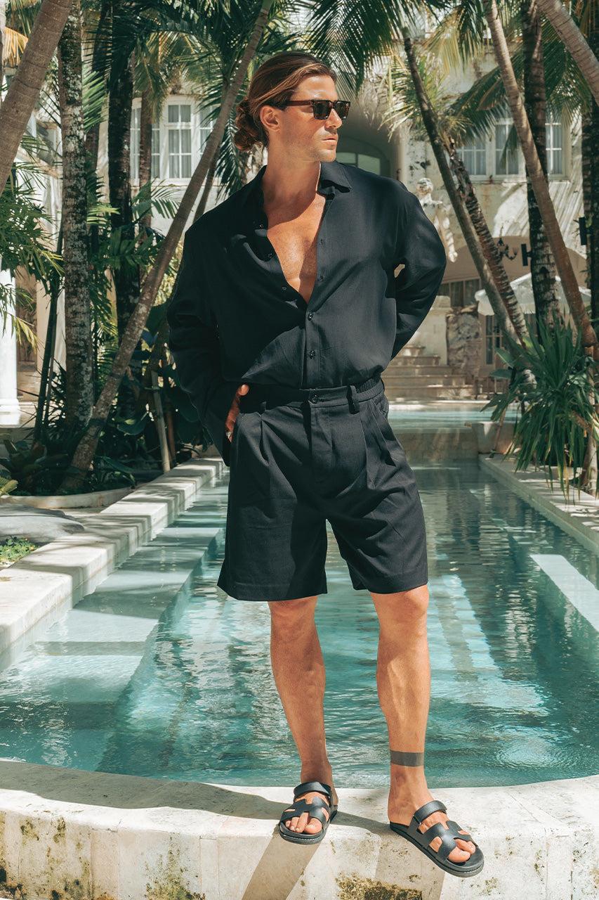 Runaway The Label DAMON SHORTS - BLACK