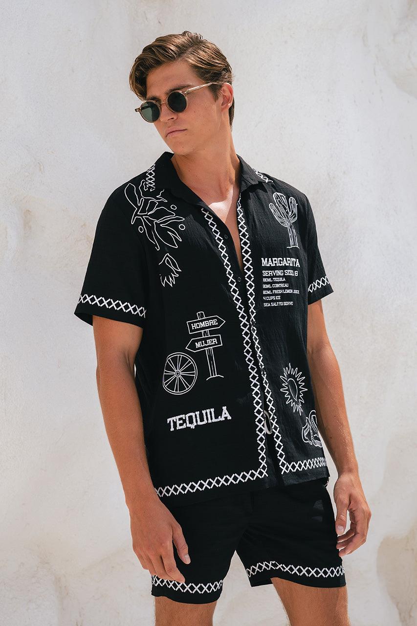 Runaway The Label DIEGO SHIRT - BLACK