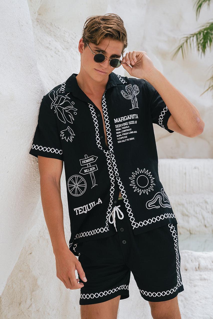 runaway the label DIEGO SHIRT - BLACK