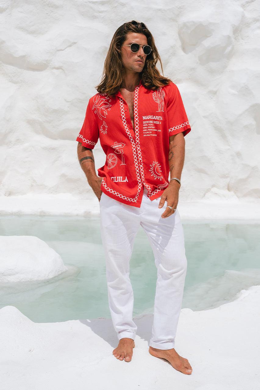 Runaway The Label DIEGO SHIRT - RED