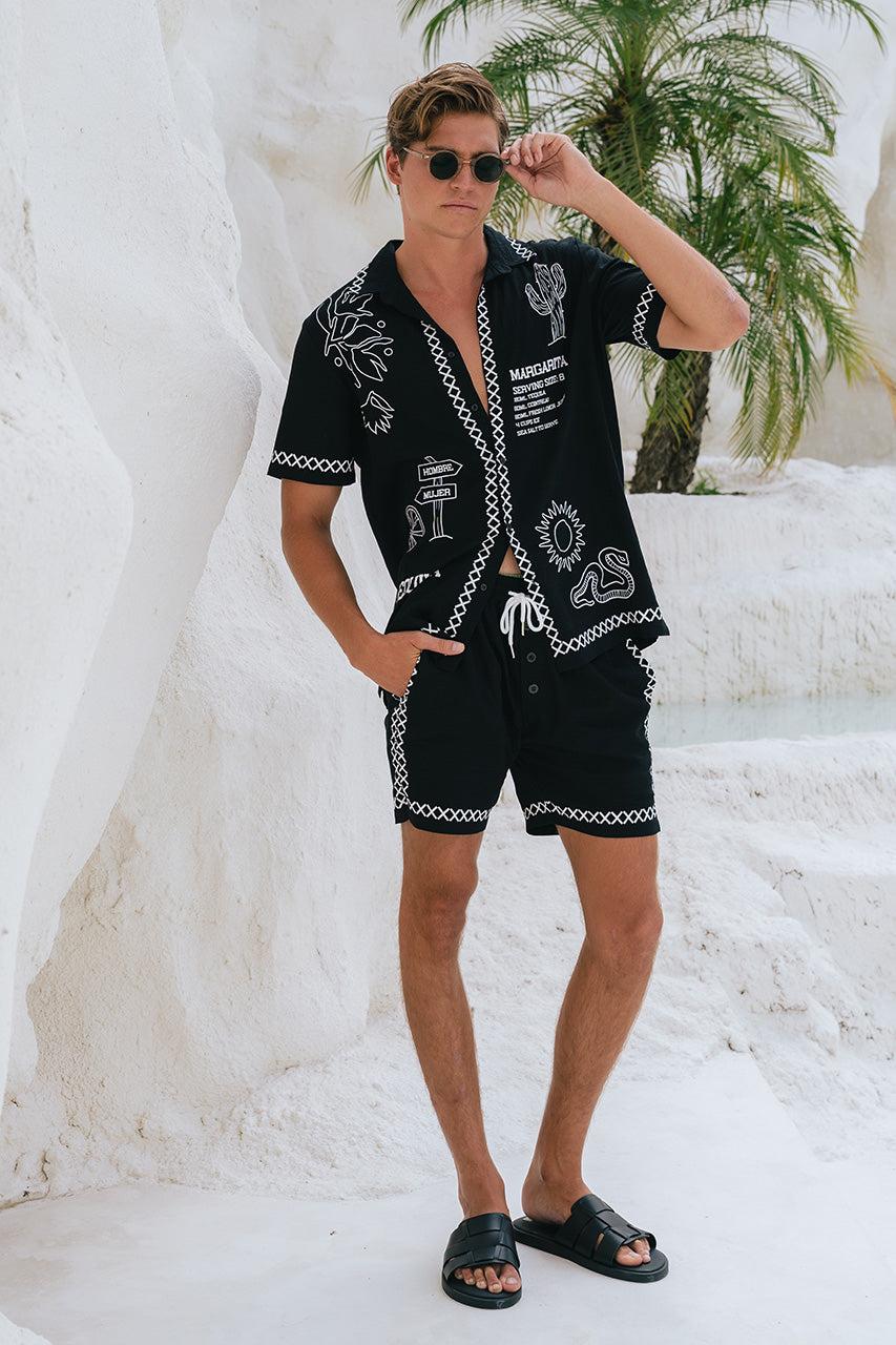 Runaway The Label DIEGO SHORT - BLACK