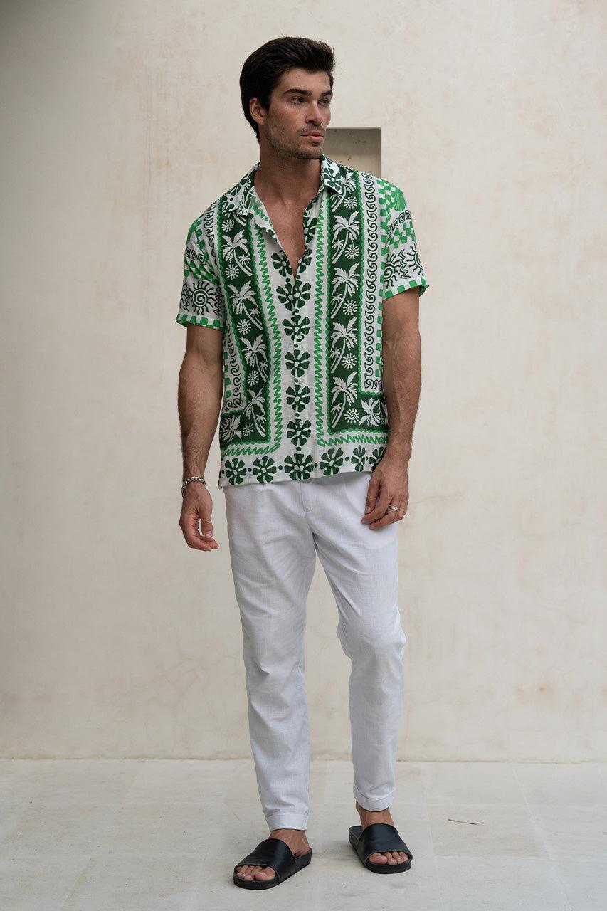 Runaway The Label EMERSON SHIRT - GREEN