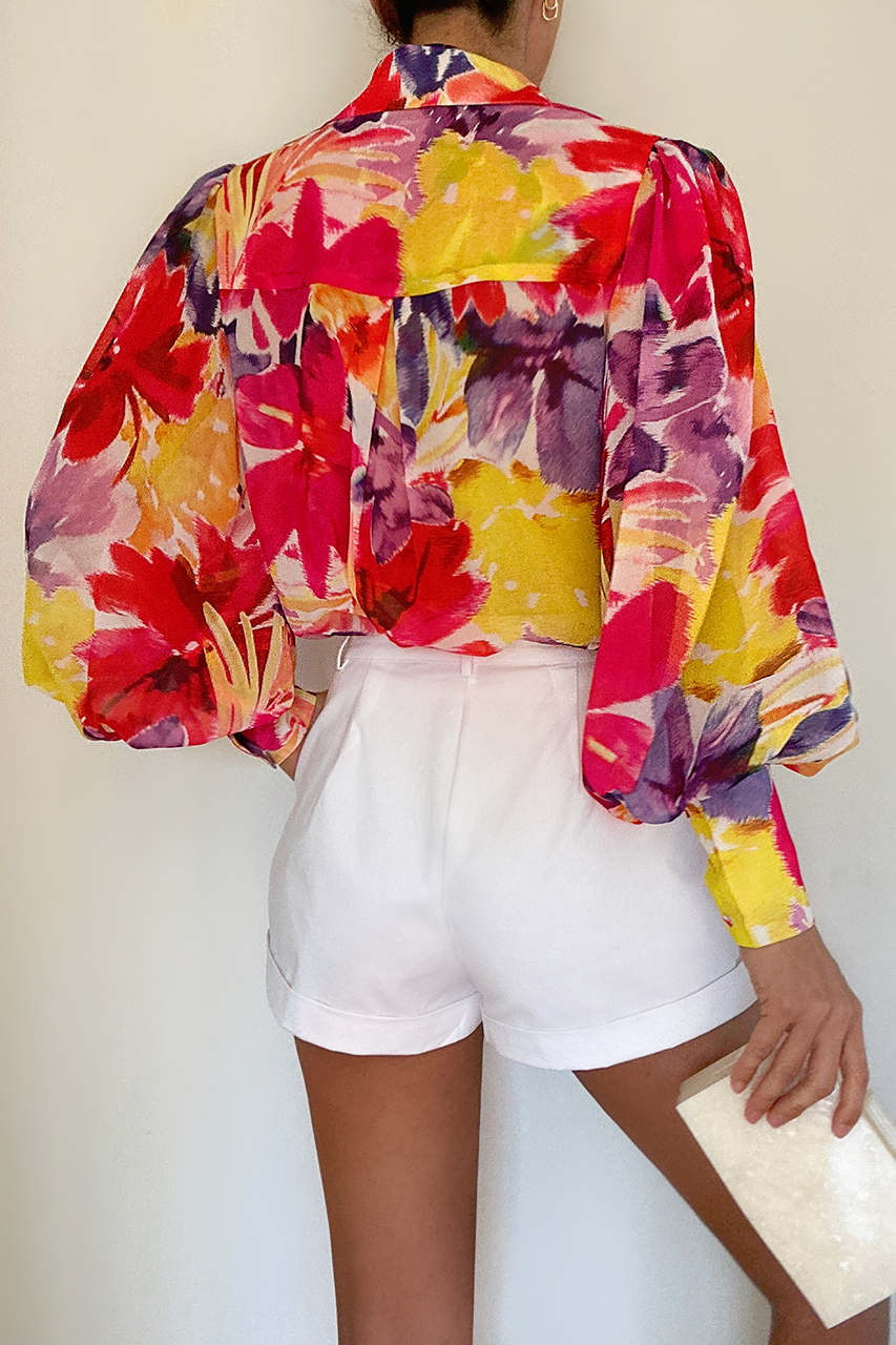 Runaway The Label FLEETWOOD BLOUSE - STELANI PINK