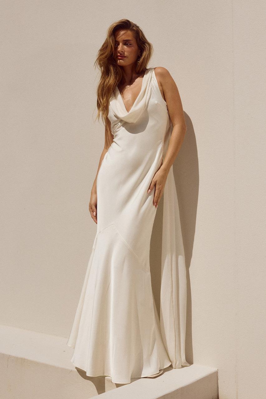 Runaway The Label GABRIELLA MAXI DRESS - IVORY