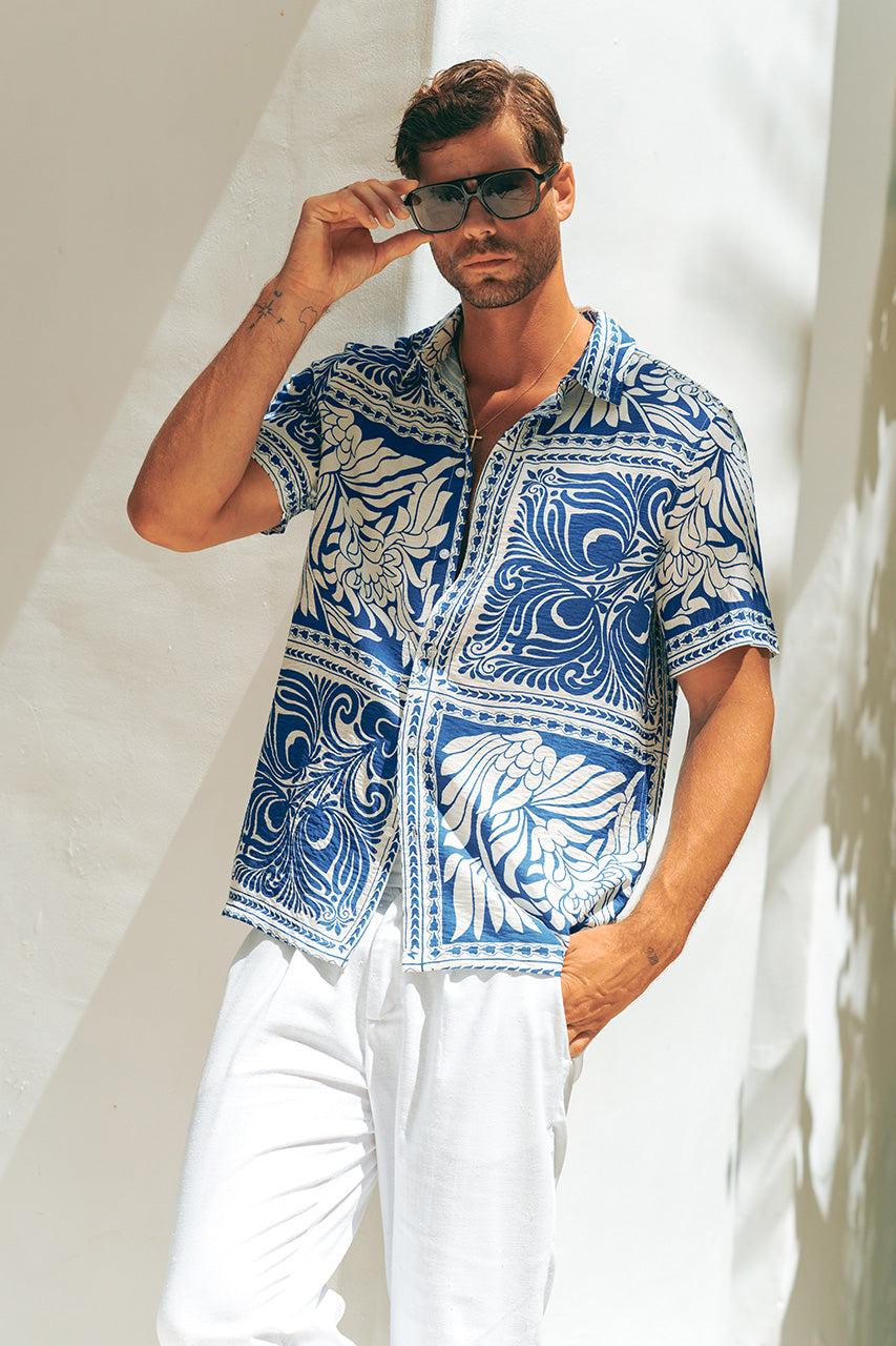 runaway the label HAVANNA SHIRT - BLUE