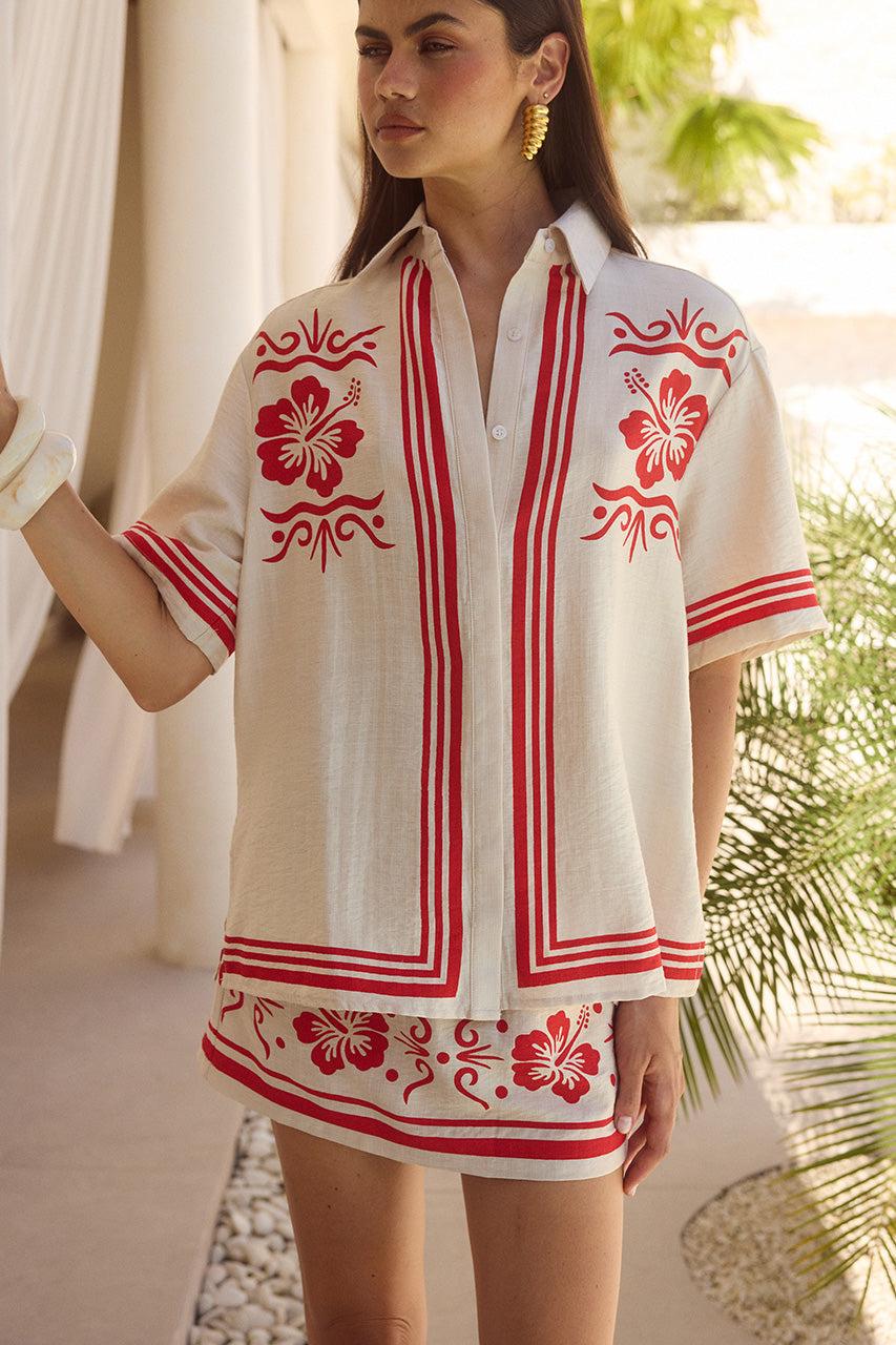 Runaway The Label ISLA SHIRT - ISLA PRINT