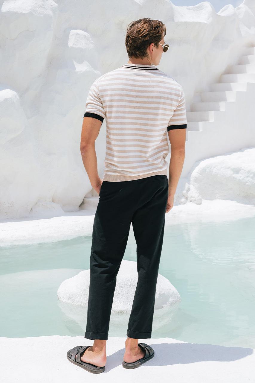 Runaway The Label KAIN TOP - SAND STRIPE