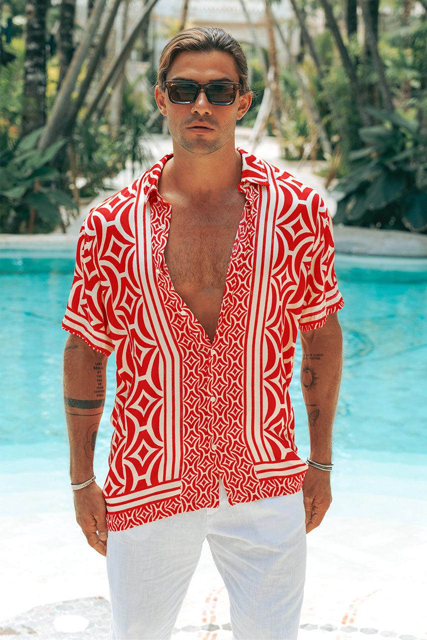 runaway the label KLAUS SHIRT - RED