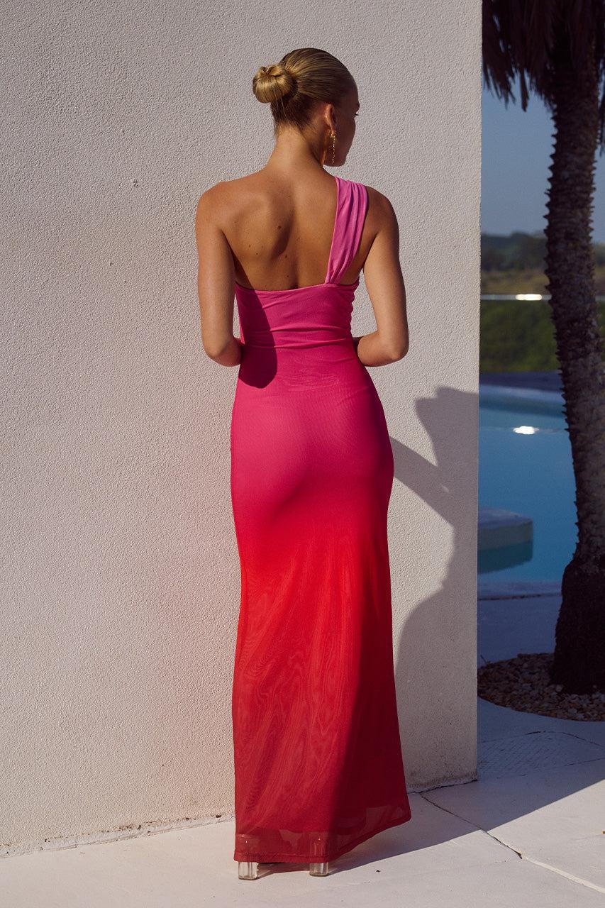 Runaway The Label KYREE MAXI DRESS - PINK OMBRE