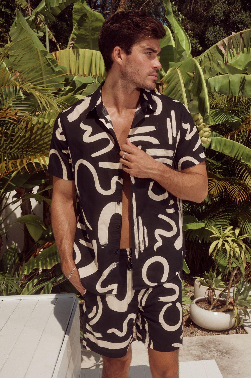 Runaway The Label MEN'S YORK SHIRT - BLACK