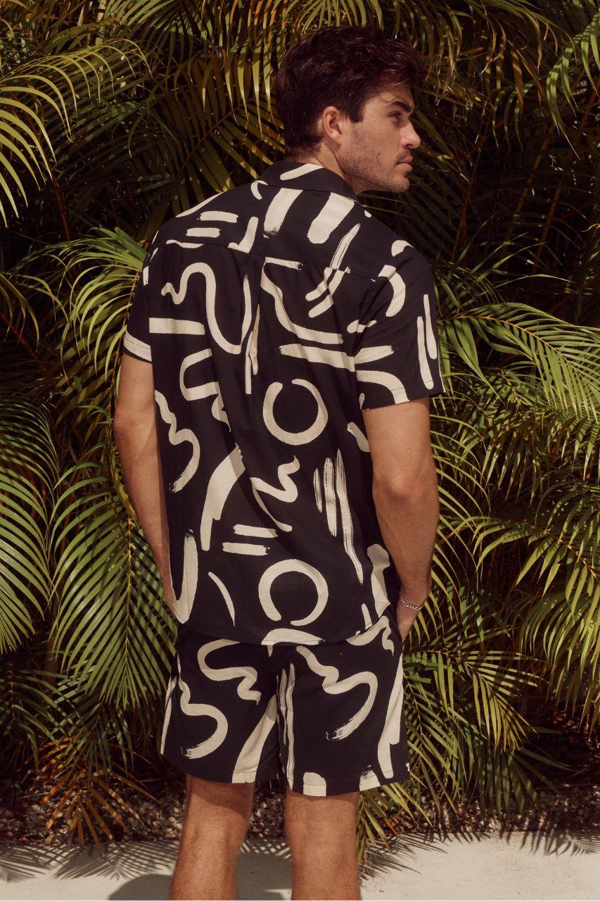 Runaway The Label MEN'S YORK SHIRT - BLACK