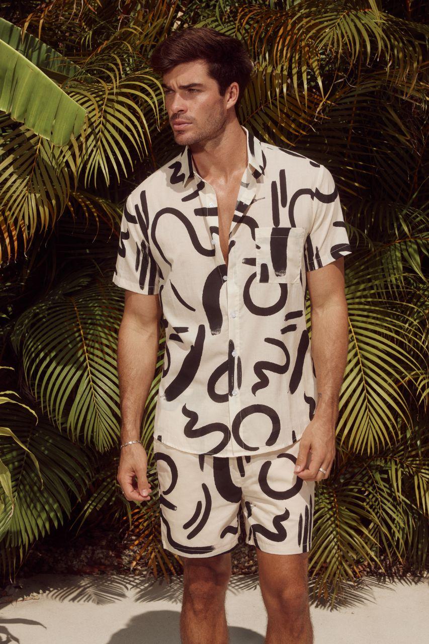 Runaway The Label MEN'S YORK SHIRT - SAND