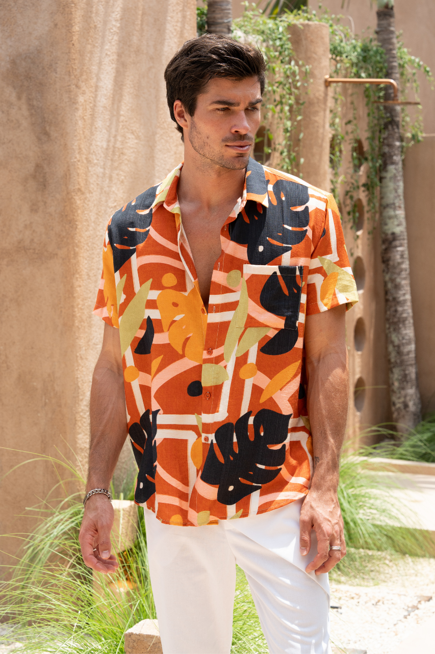 Runaway The Label NATHAN SHIRT - SACHI PRINT