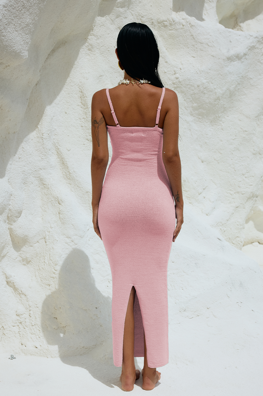 Runaway The Label NORMANI MIDI DRESS - PINK