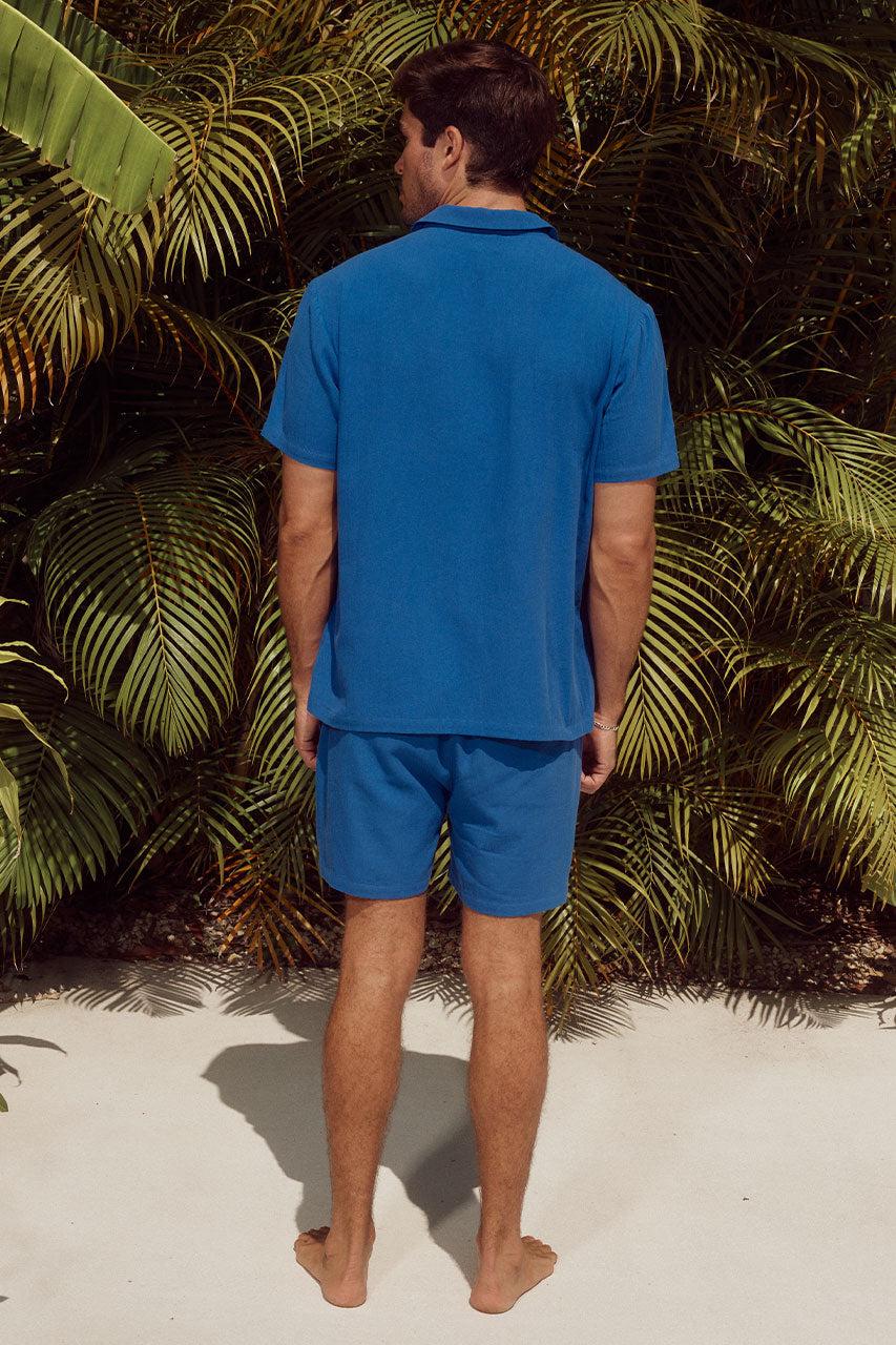 Runaway The Label POOLSIDE SHIRT - BLUE