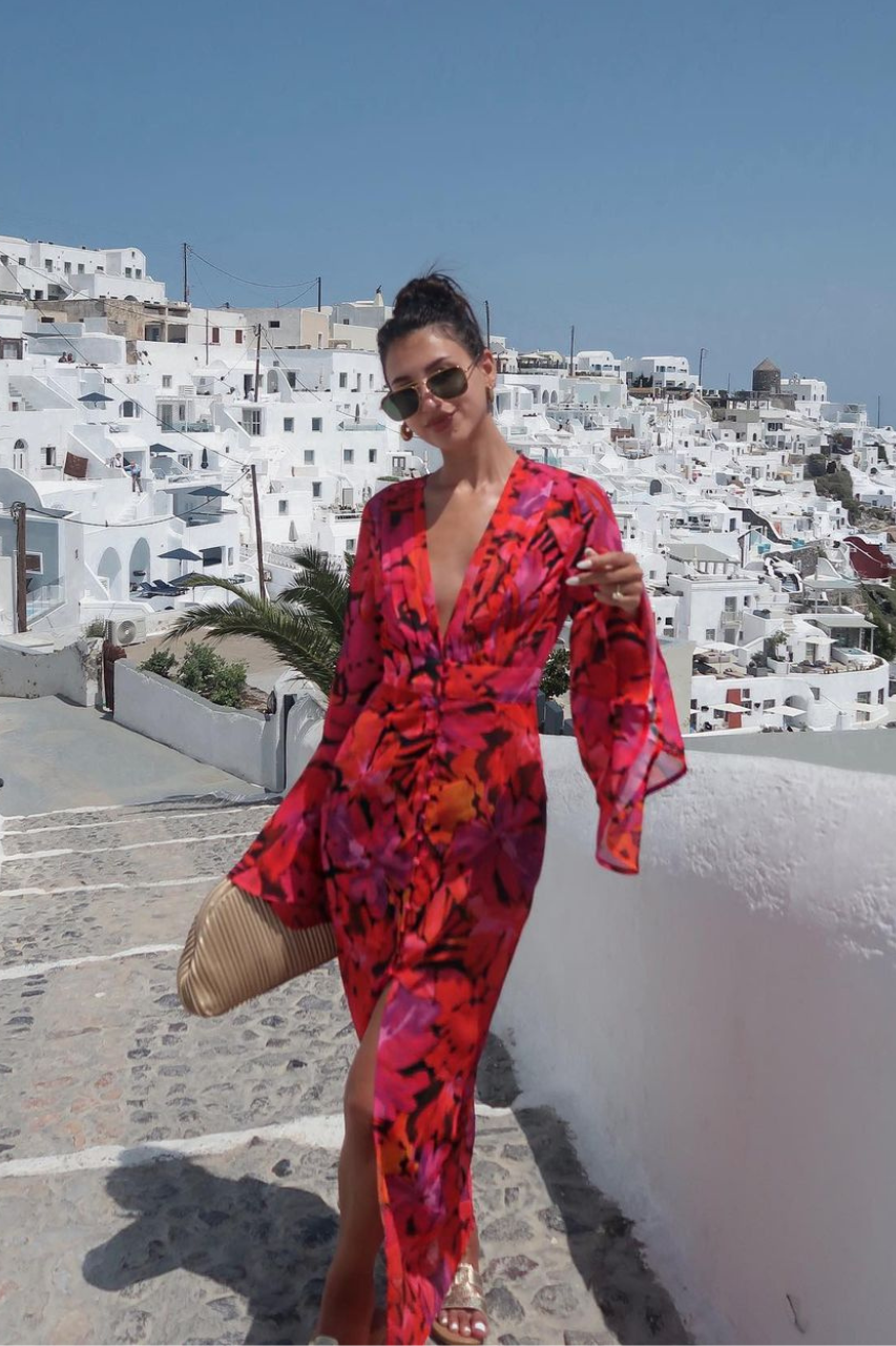 Runaway The Label ROMELLY DRESS - PINK FLORAL