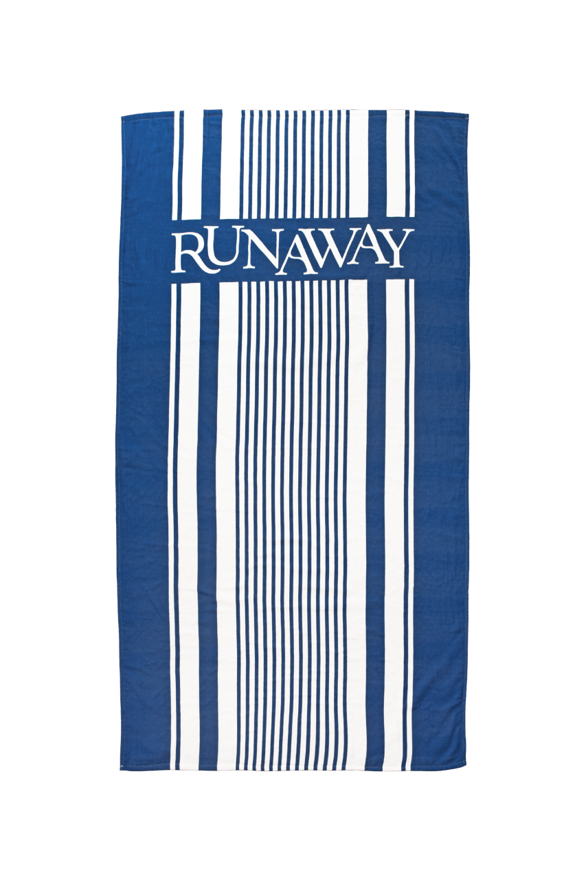 Runaway The Label RUNAWAY BEACH TOWEL - BLUE STRIPE