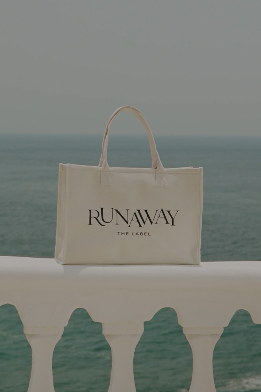 Runaway The Label RUNAWAY CANVAS BAG - CREAM