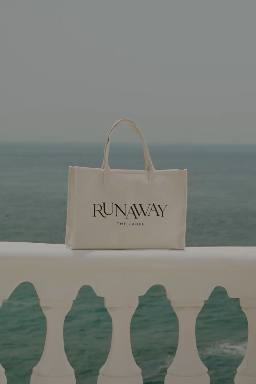 Runaway The Label RUNAWAY CANVAS BAG - CREAM