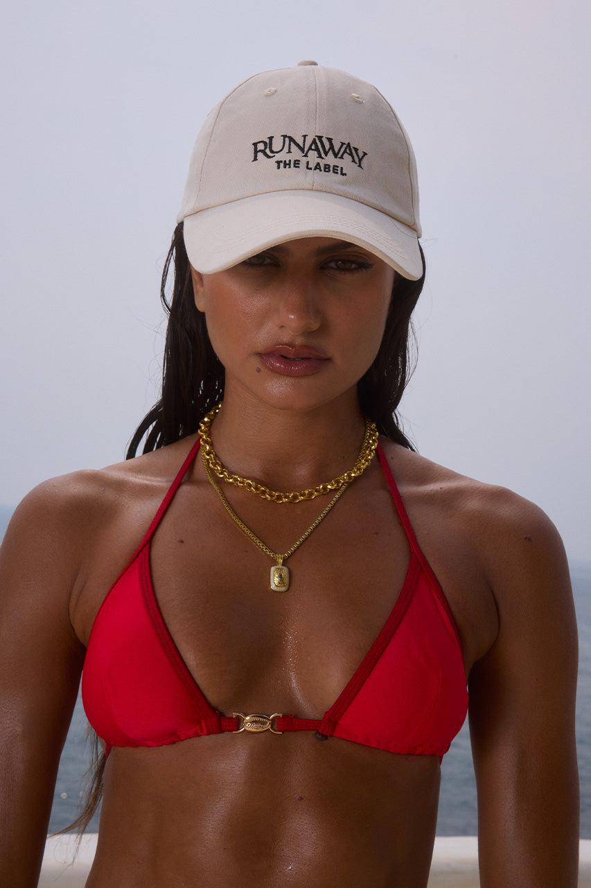 Runaway The Label RUNAWAY CURSIVE CAP - BEIGE