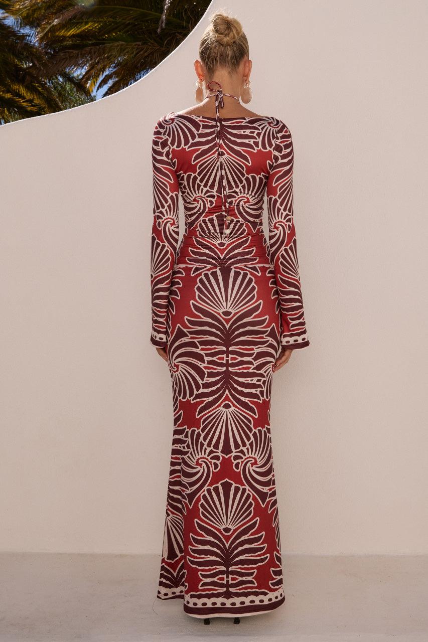 Runaway The Label SIENNA SLEEVED TOP - BRODIE RED