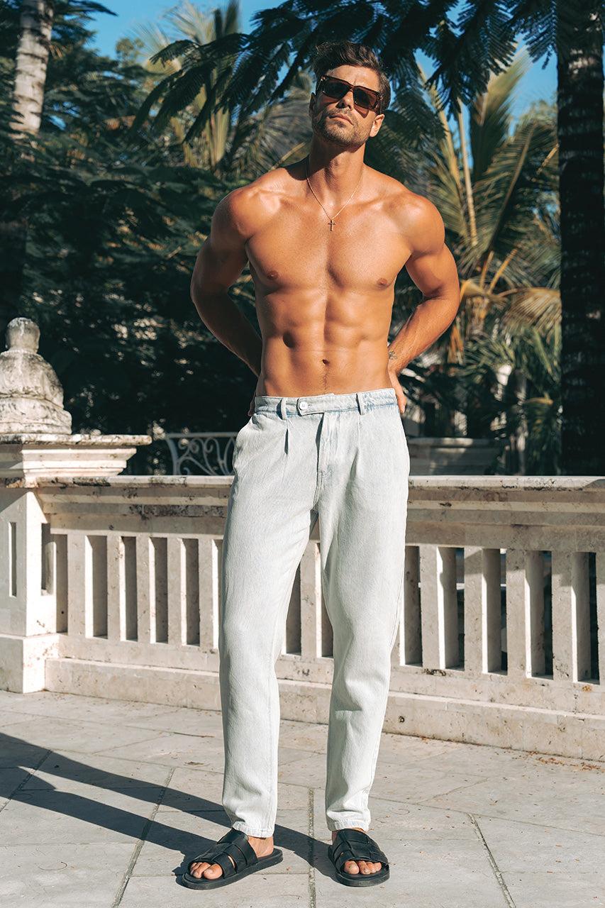 Runaway The Label TOM PANT - LIGHT DENIM