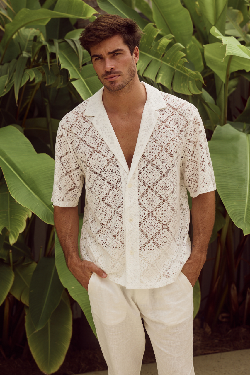 runaway the label TULUM SHIRT - IVORY
