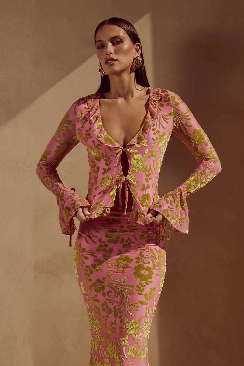 Runaway The Label ZAIDA TOP - PINK